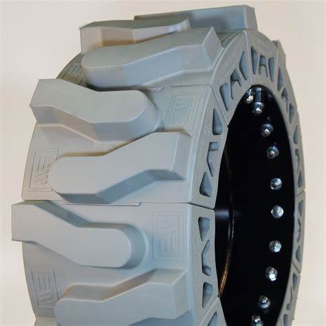 non marking non pneumatic skid steer tires|non marking white tires.